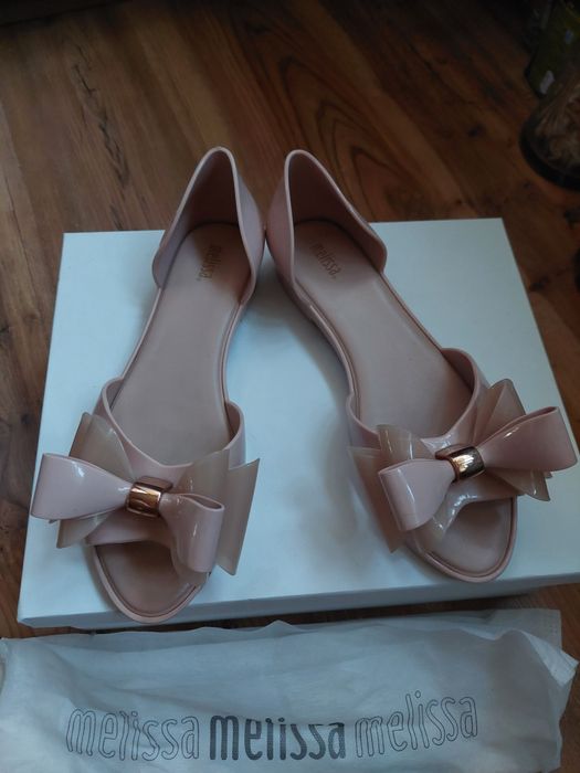 Buty , sandałki Melissa  pudrowo różowe  38