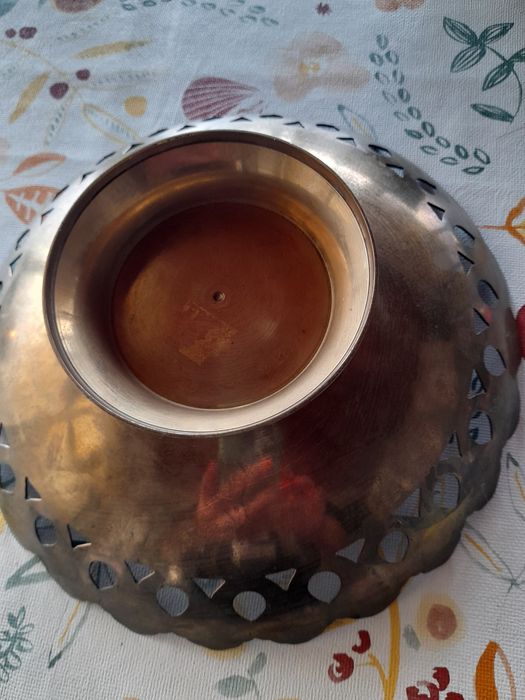 Fruteira latão  vintage