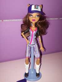 Lalka Monster High Clawdeen Wolf basebolistka