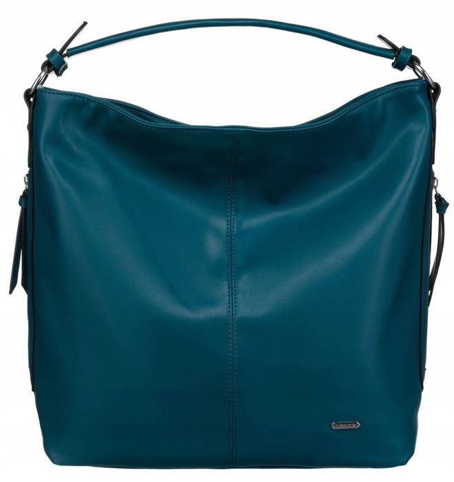 klasyczna shopperka damska ze skóry ekologicznej - rovicky