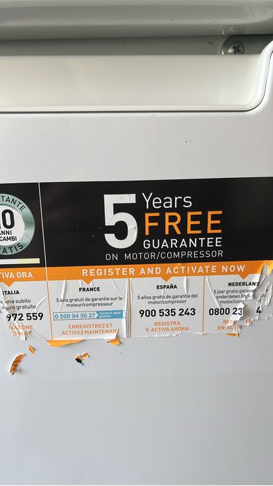 Frigorífico + congelador branco HOTPOINT