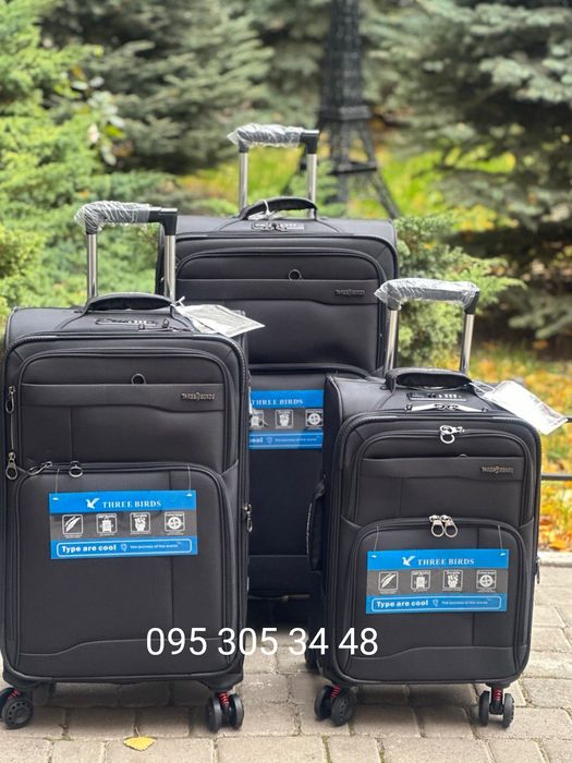 Чемодан среднего размера M Three Birds