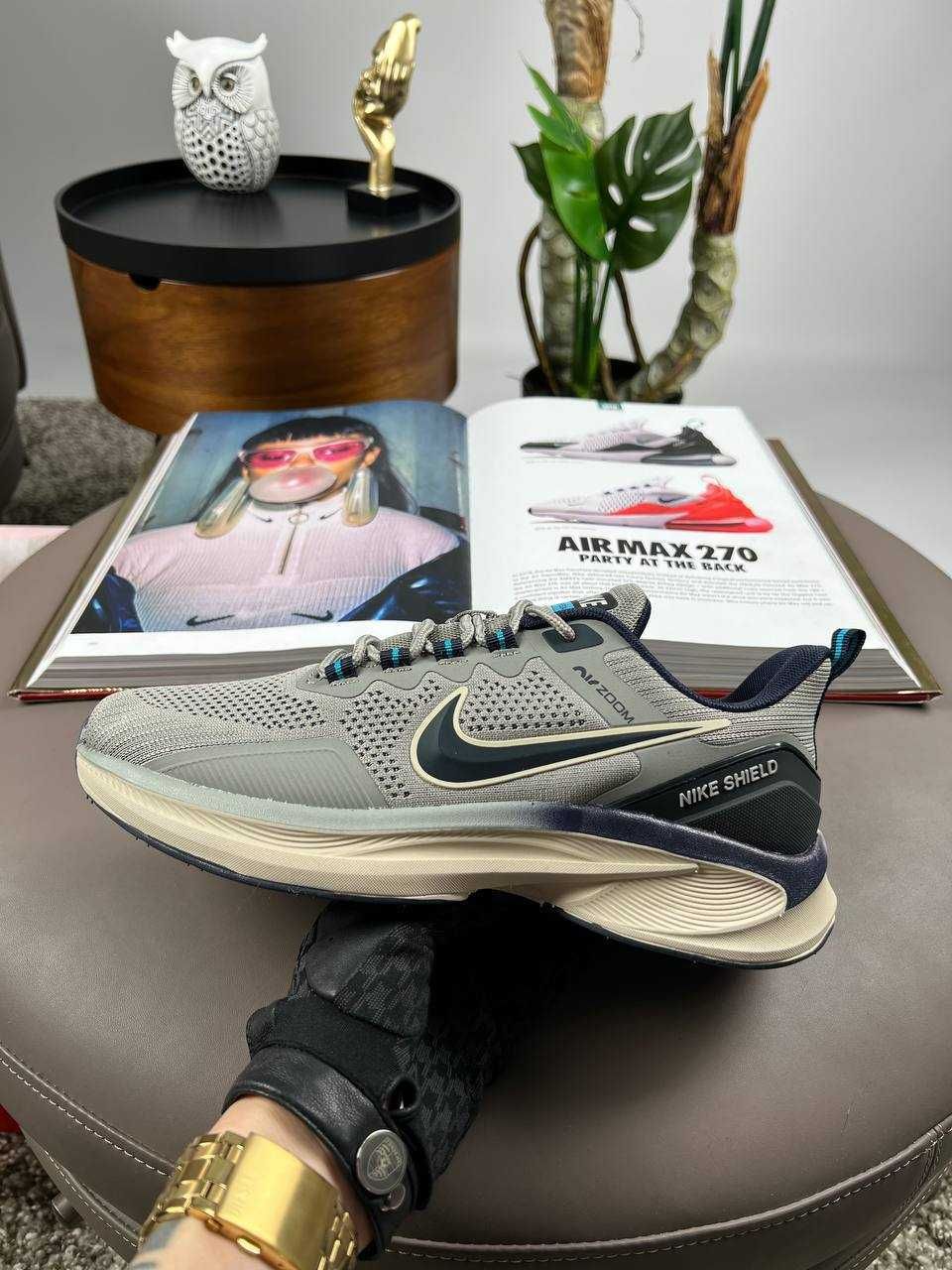 Чоловічі кросівки найк аір зум Nike Air Zoom Pegasus Olive Beige 41-45