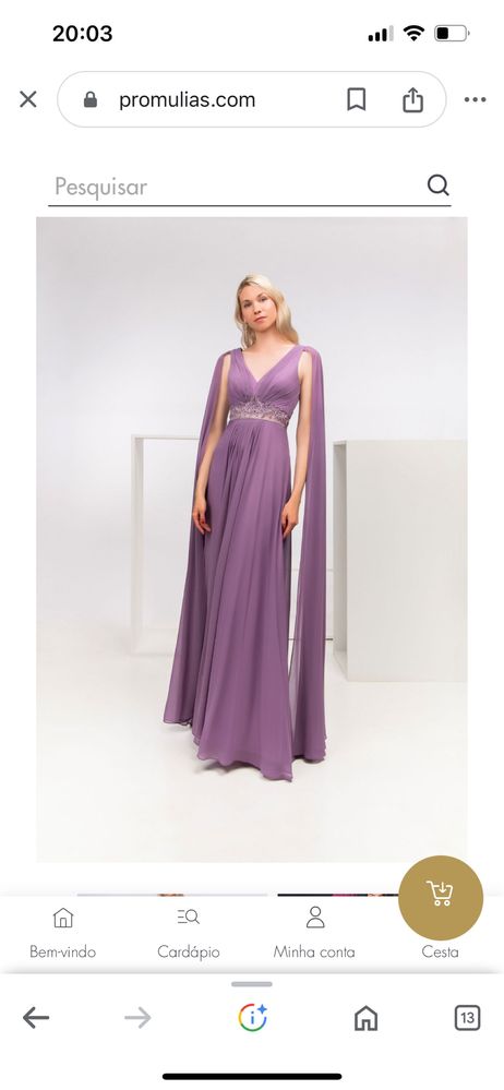 Vestido de cerimonia