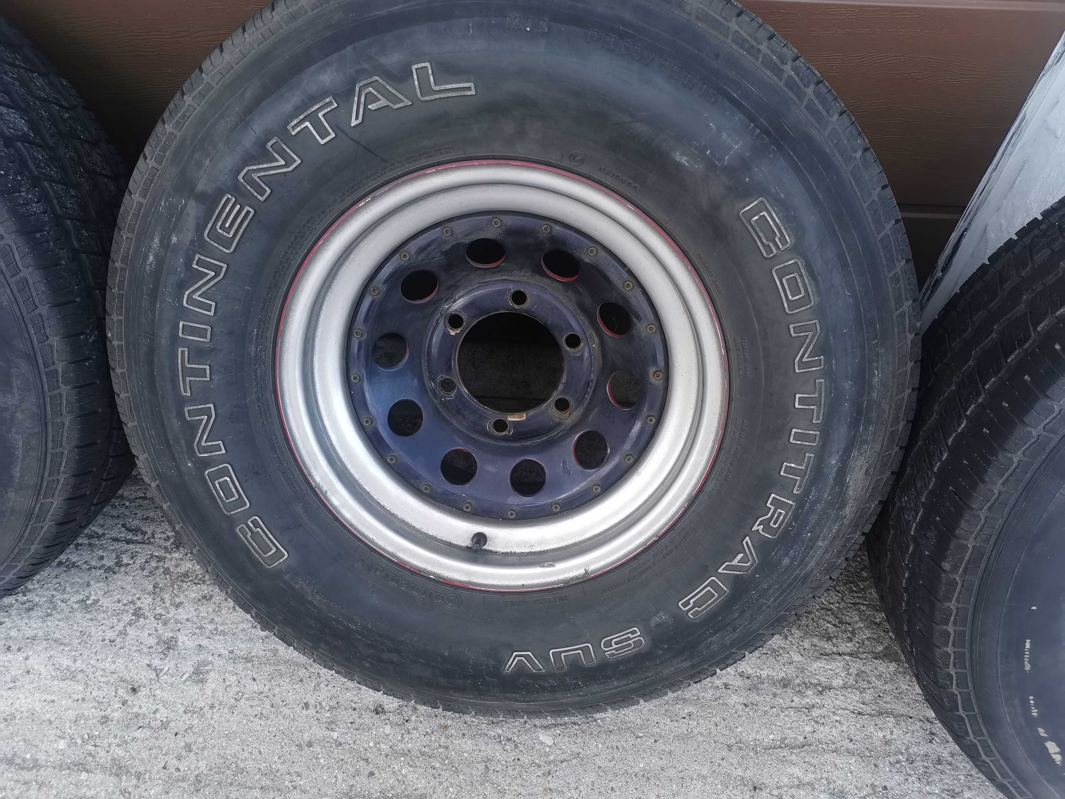 Koła Felgi Nissan Terrano poszerzane 265/75r15 6x139,7x110  10cali