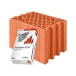 pustak ceramiczny wienerberger szlifowany Porotherm 25 Profi E3