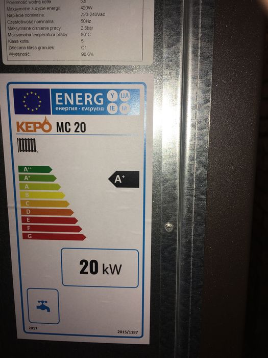 Kocioł na pellet Kepo MC 15/20/25 kW, piec, kotły, pellet, RATY 0%