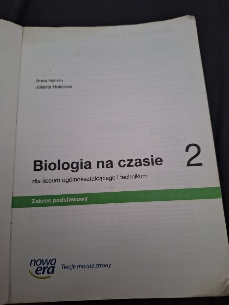Biologia na czasie 2. Podręcznik