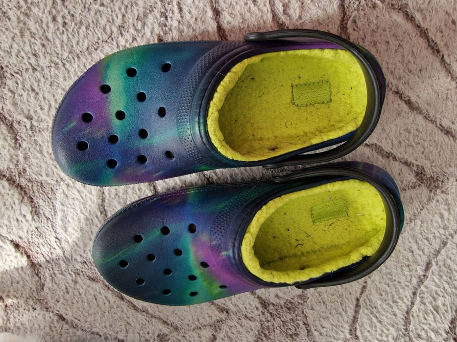 Ocieplane Crocsy na zimę rozmiar J4