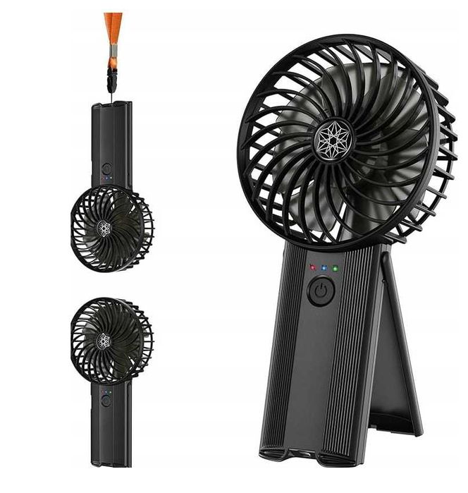 Wentylator Mini ręczny składany 4 Tryby