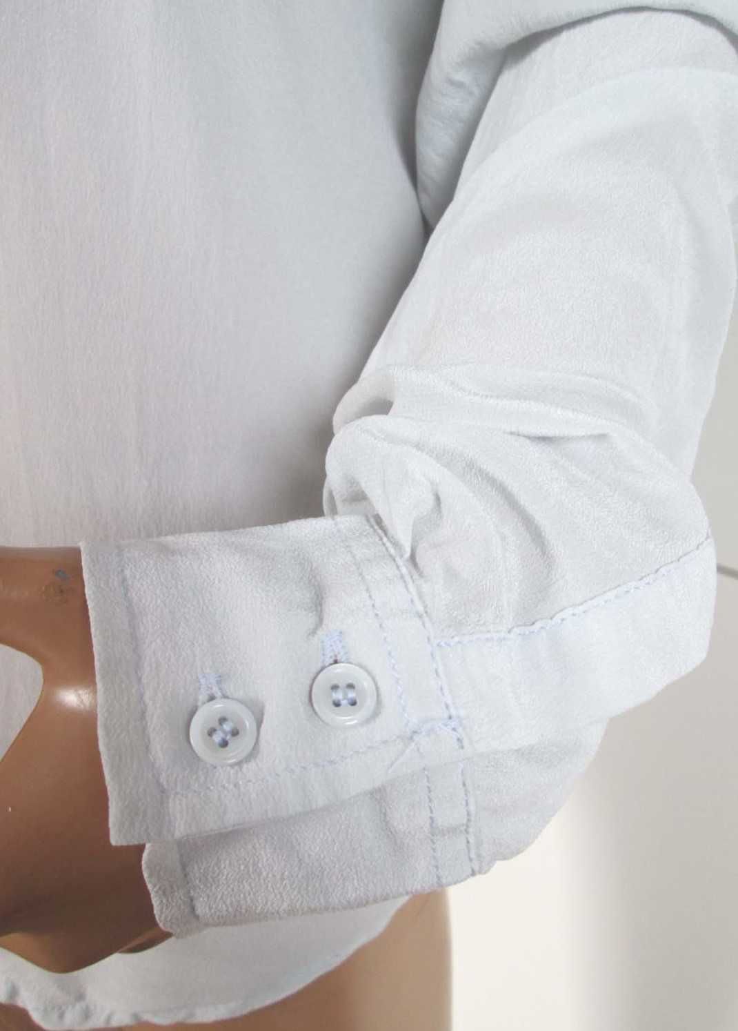 Monoprix femme  jedwabna bluzka koszula vintage 100% jedwab XL XXL