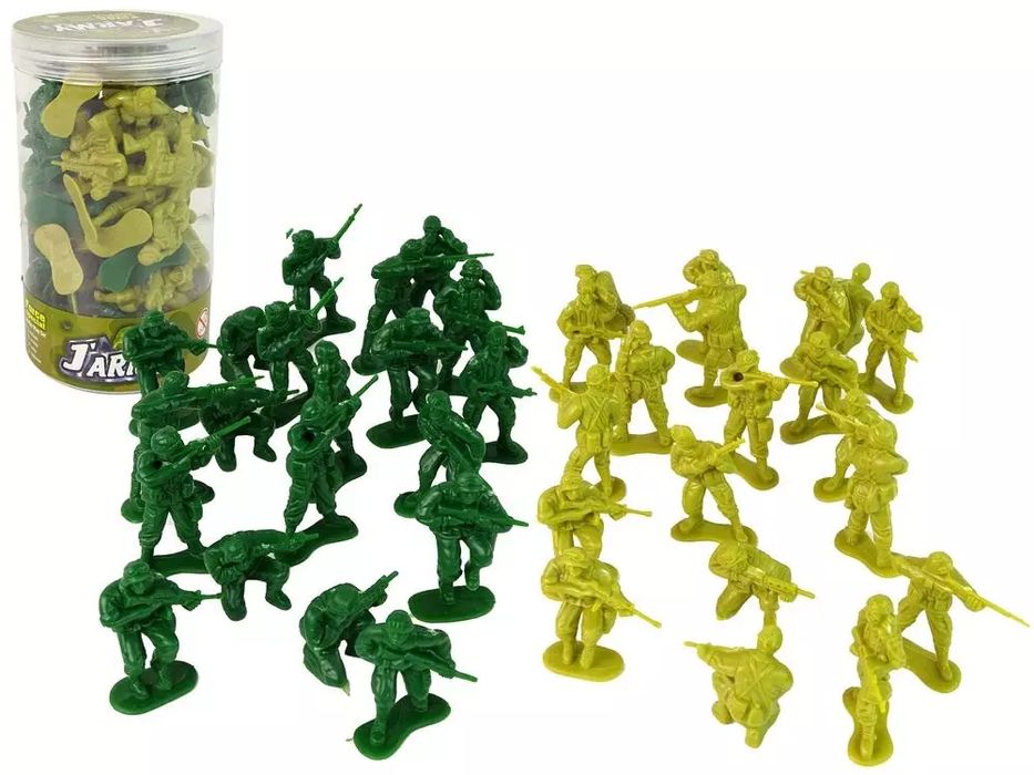 Zestaw militarny żołnierze 40el. Leantoys