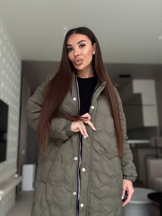 Жіноча куртка подовжена плащівка