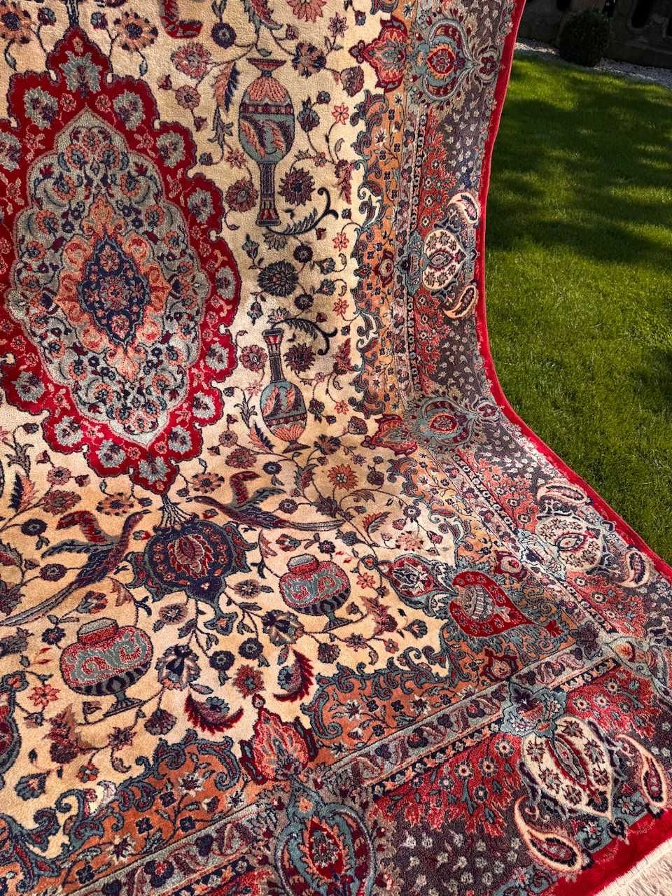 Dywan jedwabny wzór perski Goum Ghoum 335x235 galeria 7 tyś
