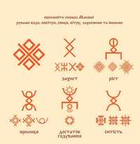 Обережные славянские символы Макоши для защиты и увеличения урожая
