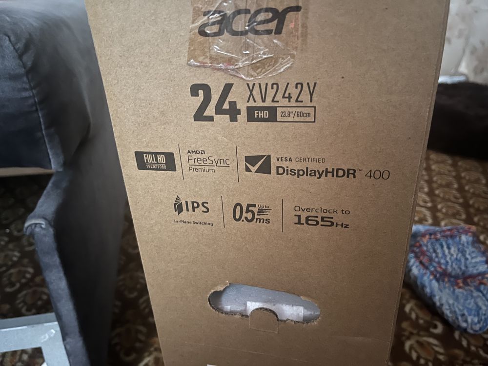 Монитор Acer XV242Y FHD 165 hz