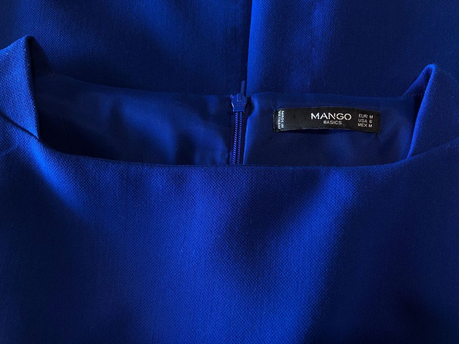 Vestido Mango Azul M