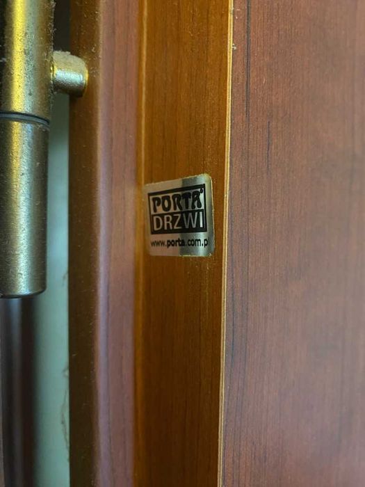 Drzwi wewnętrzne Porta z klamką (2x pokój), używane