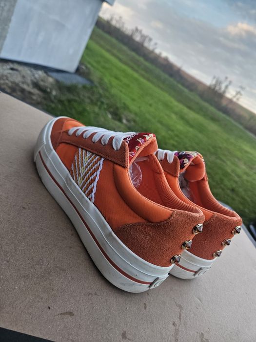 Desigual pomarańczowe sneakersy 36