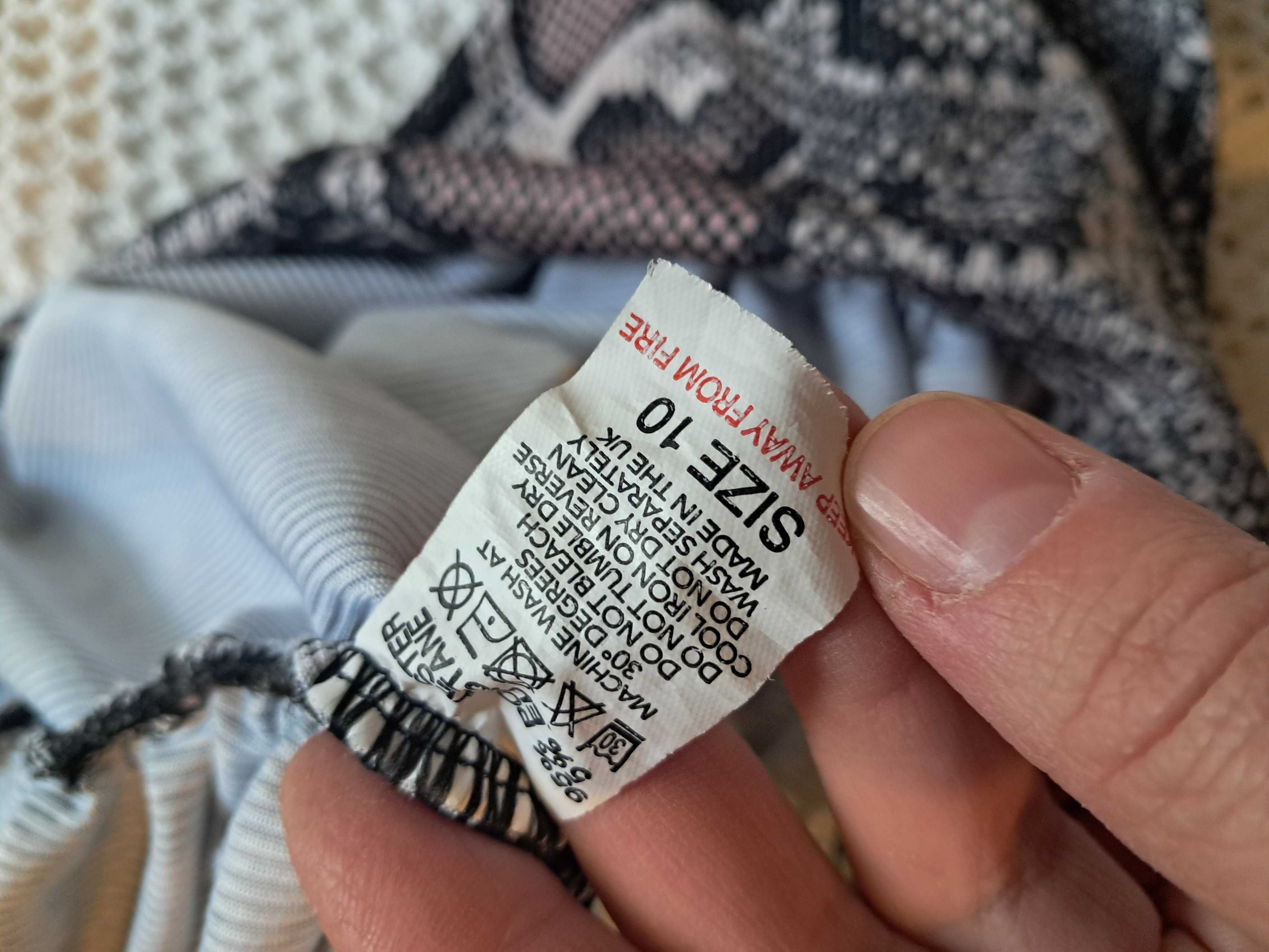 Sukienka damska, krótka, wzór skóry węża, Stylewise, rozmiar M