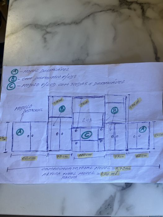 Móvel de Sala Destacável