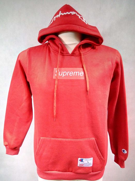 Supreme Champion L bluza kangur czerowna hoodie