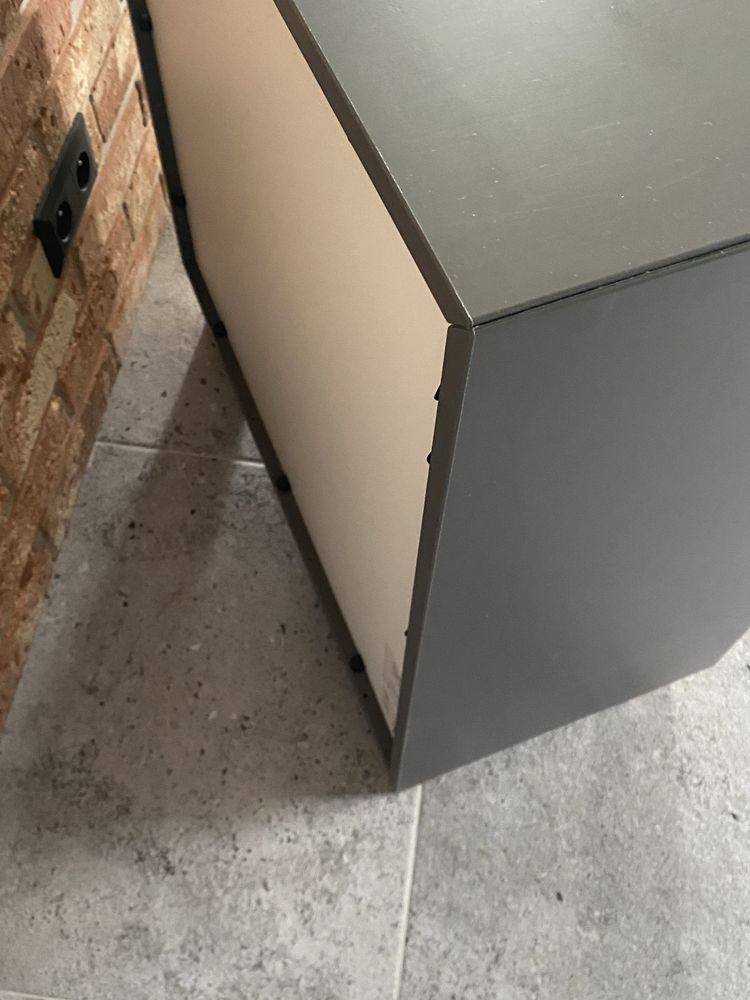 Kallax szary grafit mat Ikea 70x70