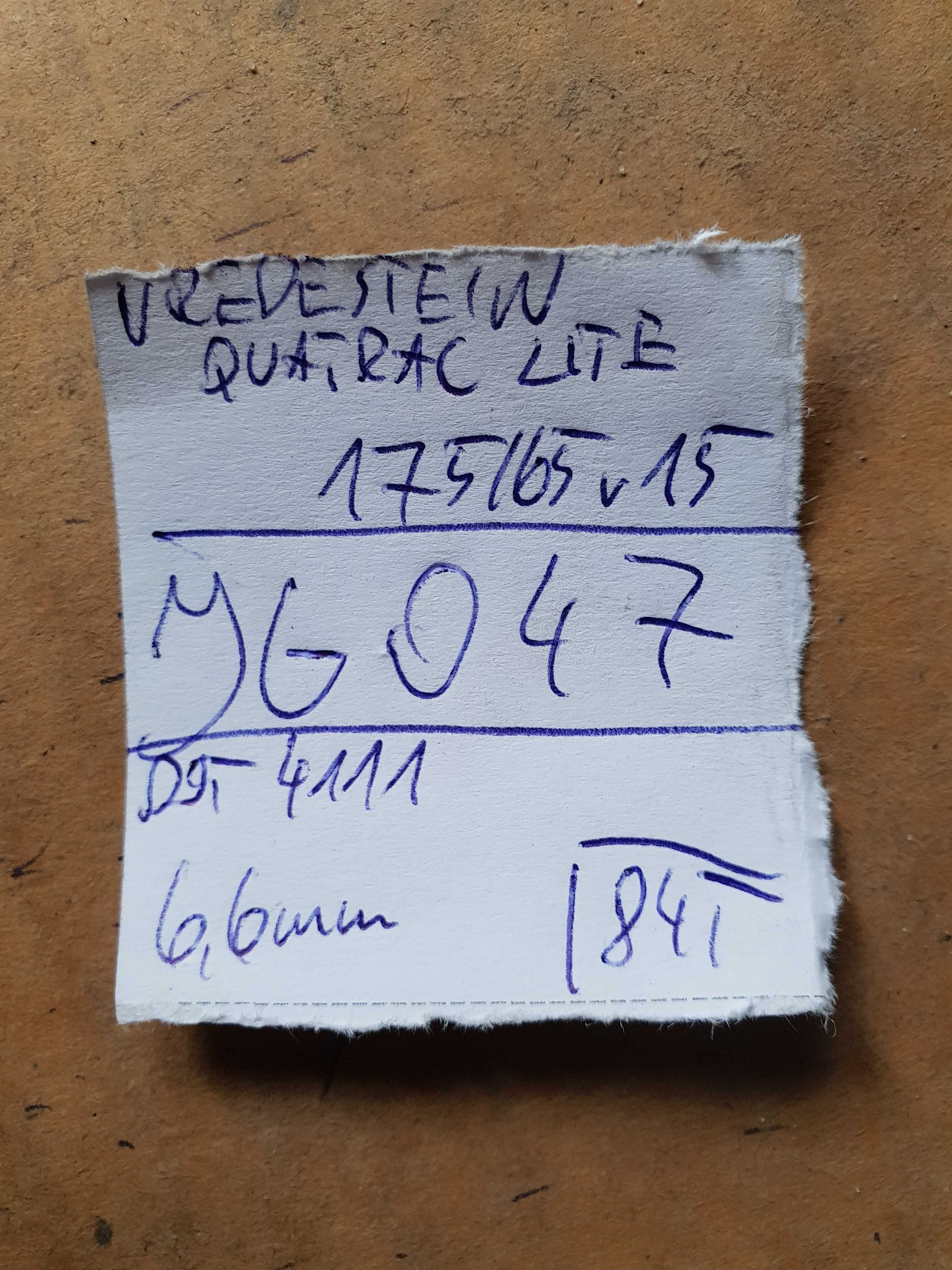 Vredestein 175/65 r15 Quatrac LITE /// 6,6mm!!! opona