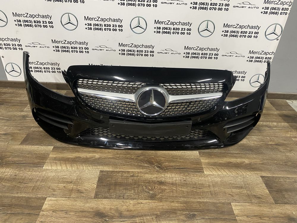 Mercedes w 205 рестайлінг c-клас бампер передній amg