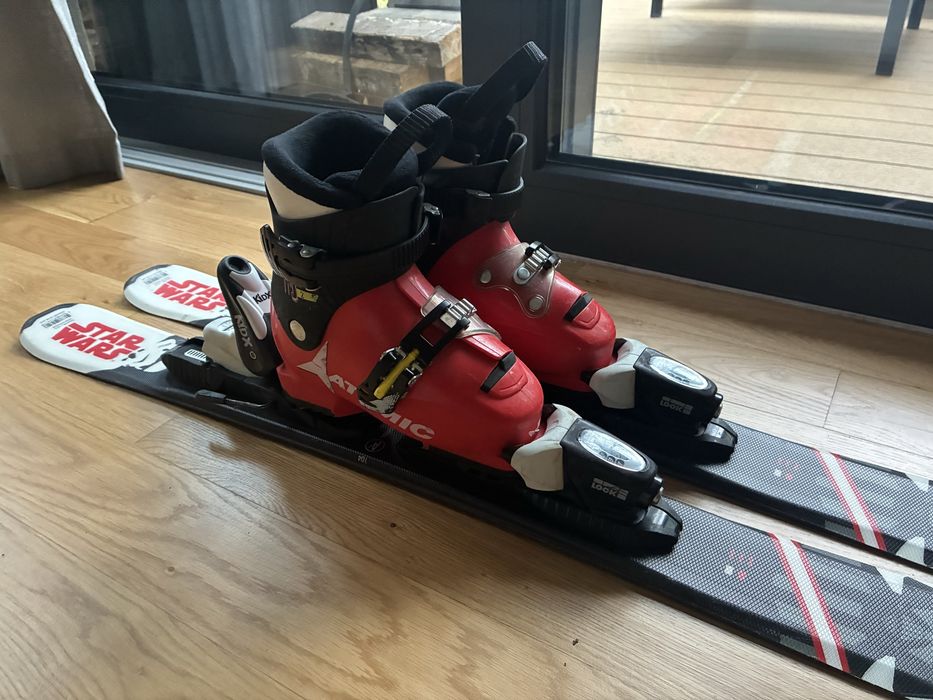Narty dzieciece Rossignol Star Wars 104 cm + buty Atomic