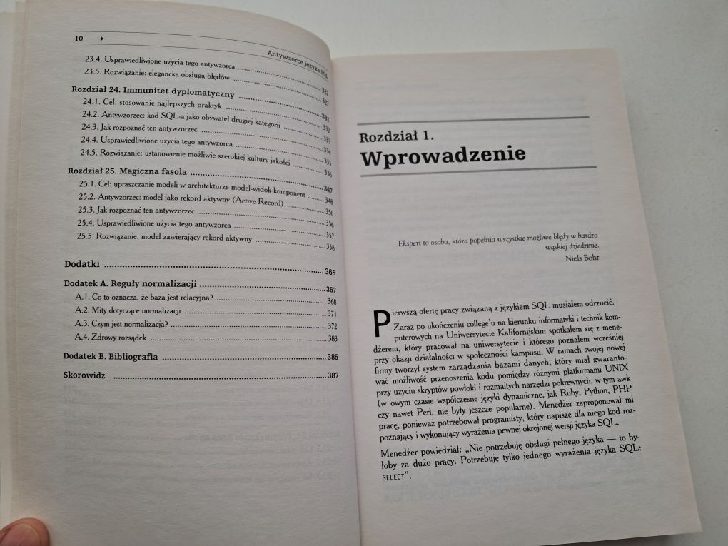 Antywzorzec języka SQL Bill Karwin
