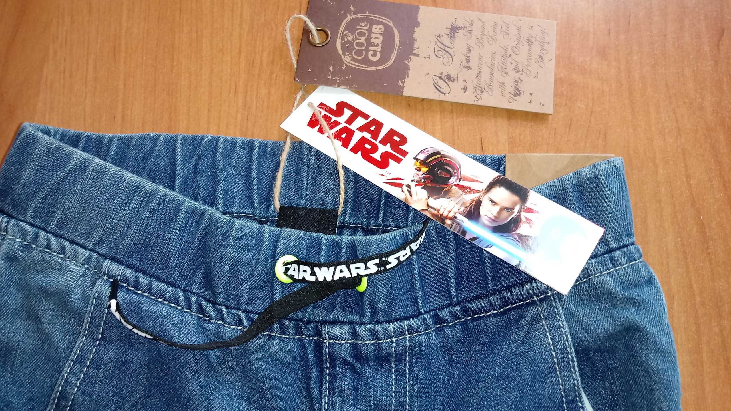 Star wars jeans nowe metki rozmiar 116