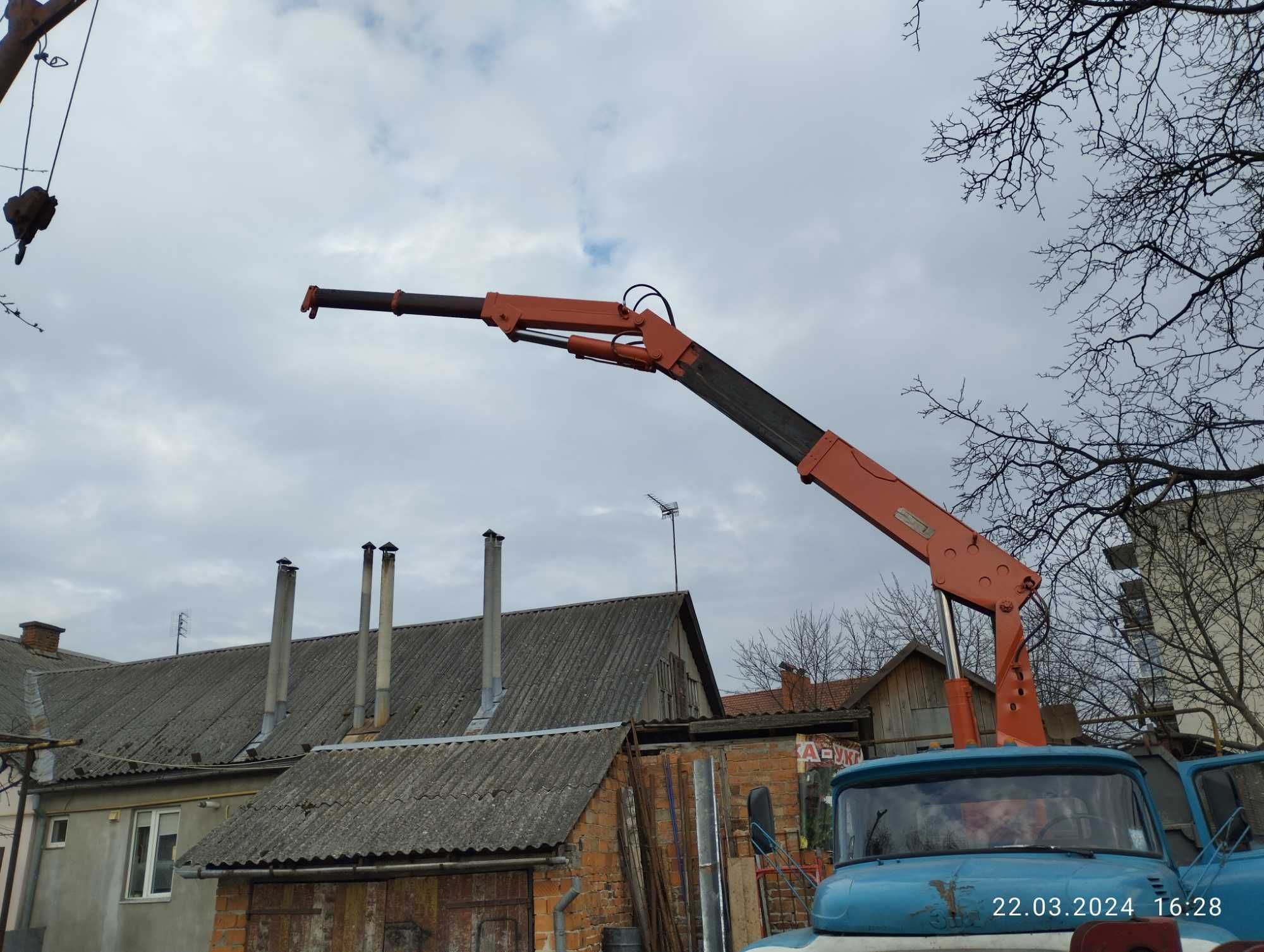 Зил 130 самосвал з кран-маніпулятор атлас 4006
