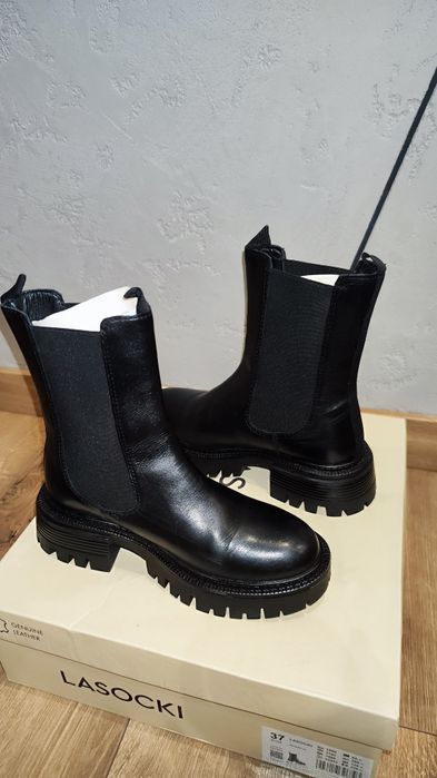 Botki sztyblety Lasocki r.37 z gwarancją.