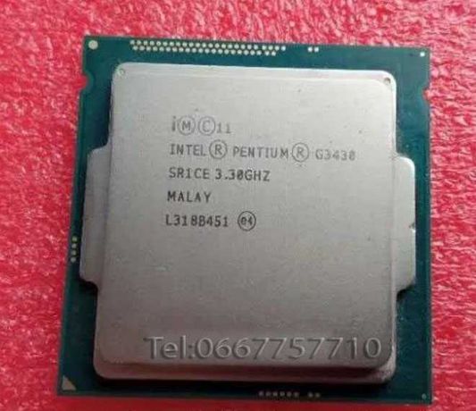 Процесор   два ядра Intel Pentium  G3430 3.3GHz/5GT/s/3MB , s1150