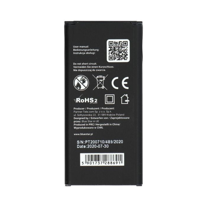 Bateria do Samsung S5 Mini G800F 2500 mAh Blue Star Premium