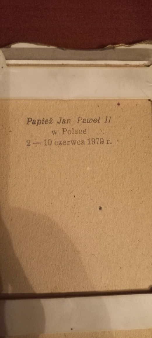 Jan Paweł II pamiątka z pierwszej pielgrzymki