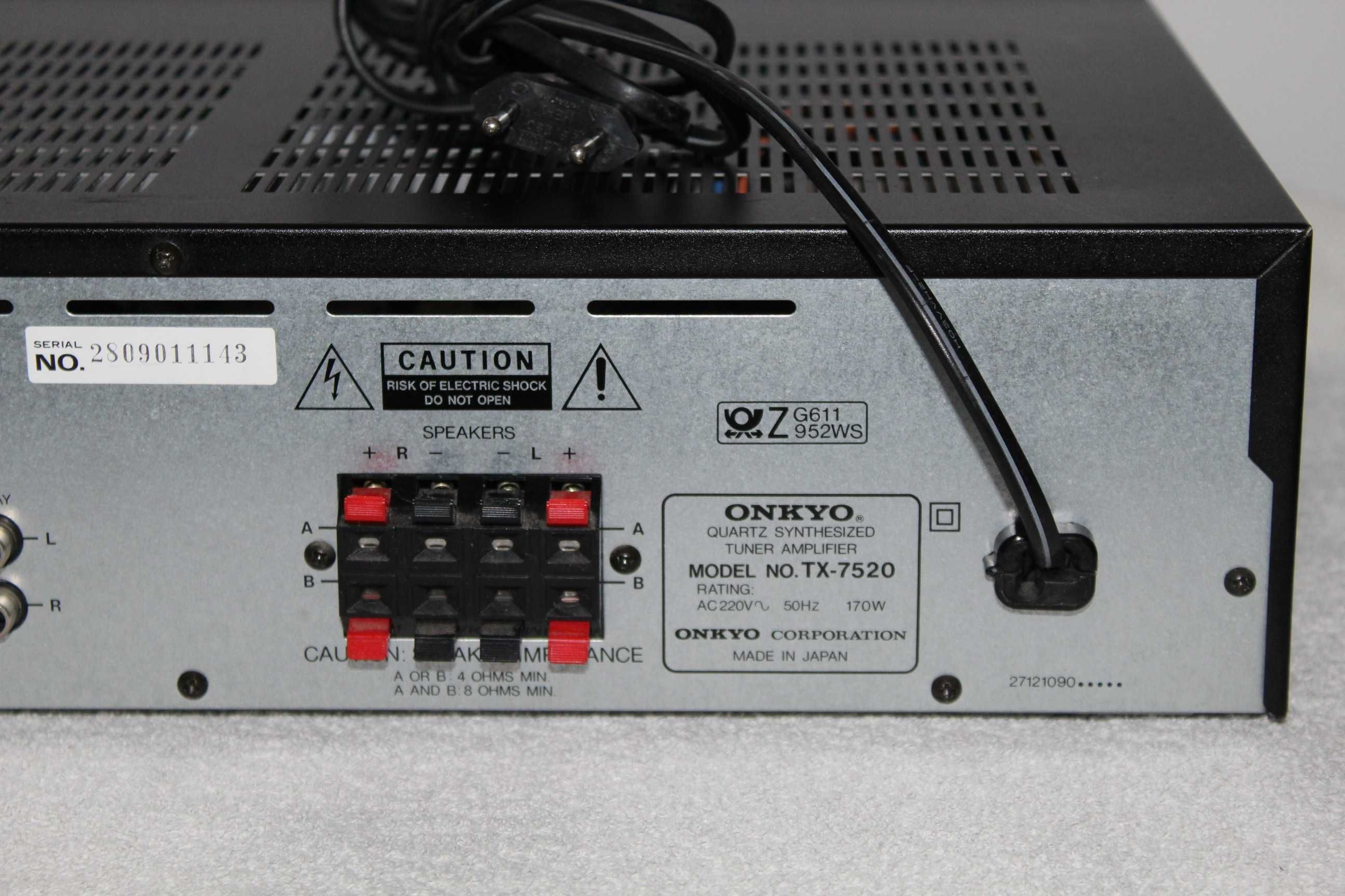 ONKYO TX-7520 Amplituer wzmacniacz stereo hi-fi Japan Wysyłka