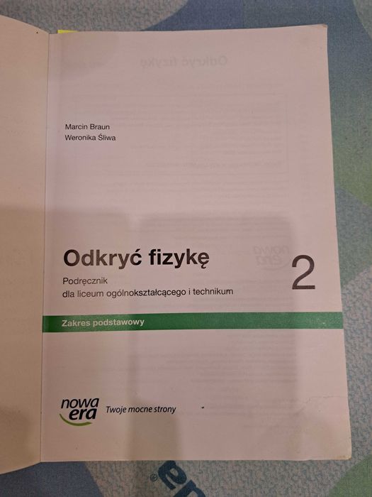 Odkryć fizykę 2 zakres podstawowy nowa era