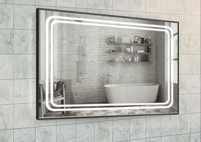 Дзеркало в ванну кімнату з LED підсвіткою. Власне виробництво