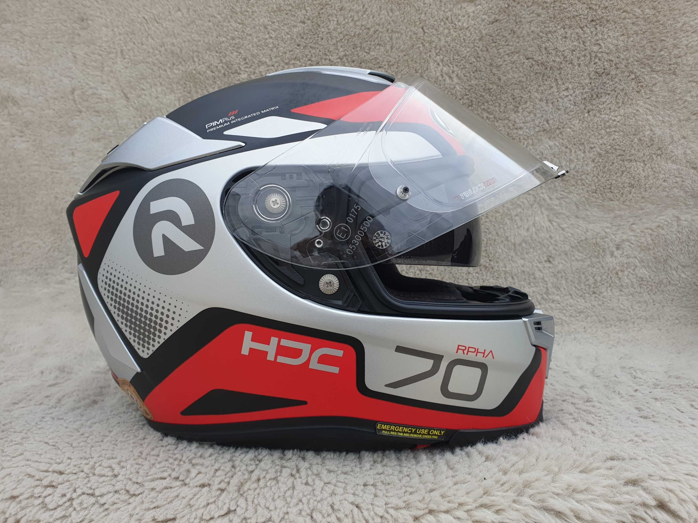 Hjc Rpha 70 rozm M Kask motocyklowy z blendą.