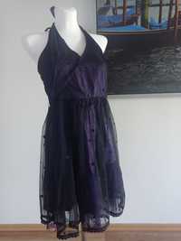 Sukienka fioletowa 36