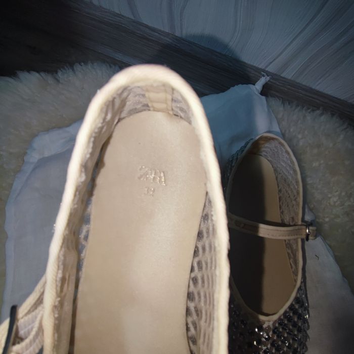 ZARA святкові туфельки човники 32р