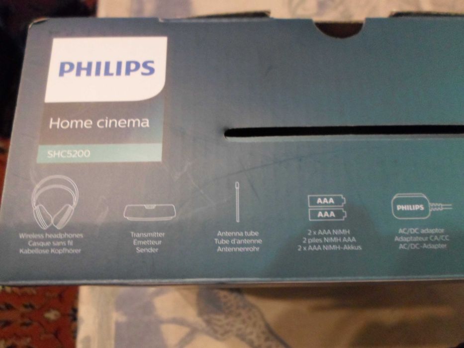 Навушники Беспровідні навушники Беспроводные наушники PHILIPS SHC5200