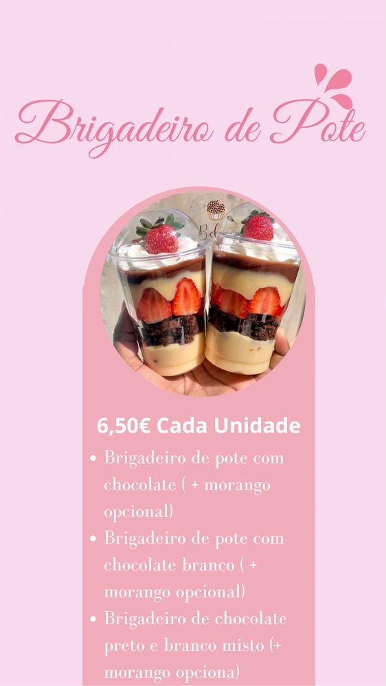 Brigadeiro de pote