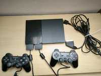 PS2 z dodatkowym padem Sony i 2 kartami pamięci po 8MB