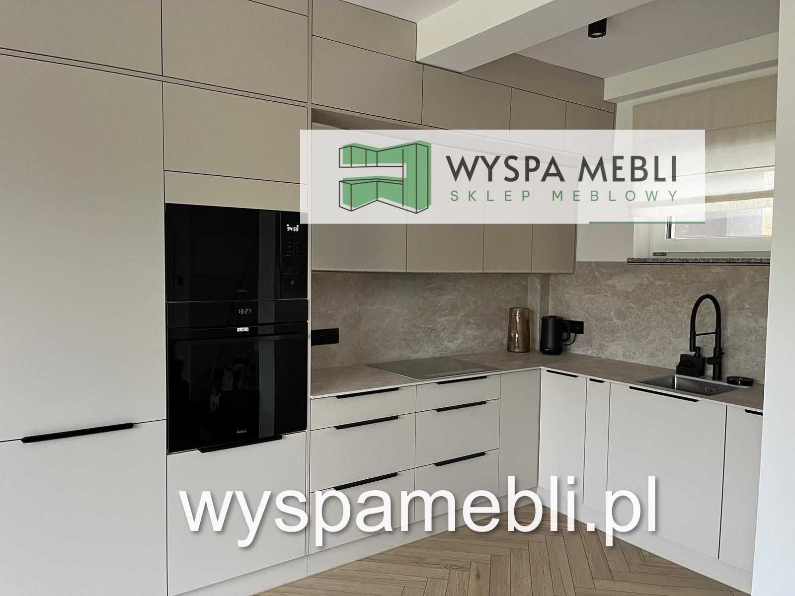 NOWA kuchnia meble kuchenne 260cm kaszmir czarny darmowa dostawa