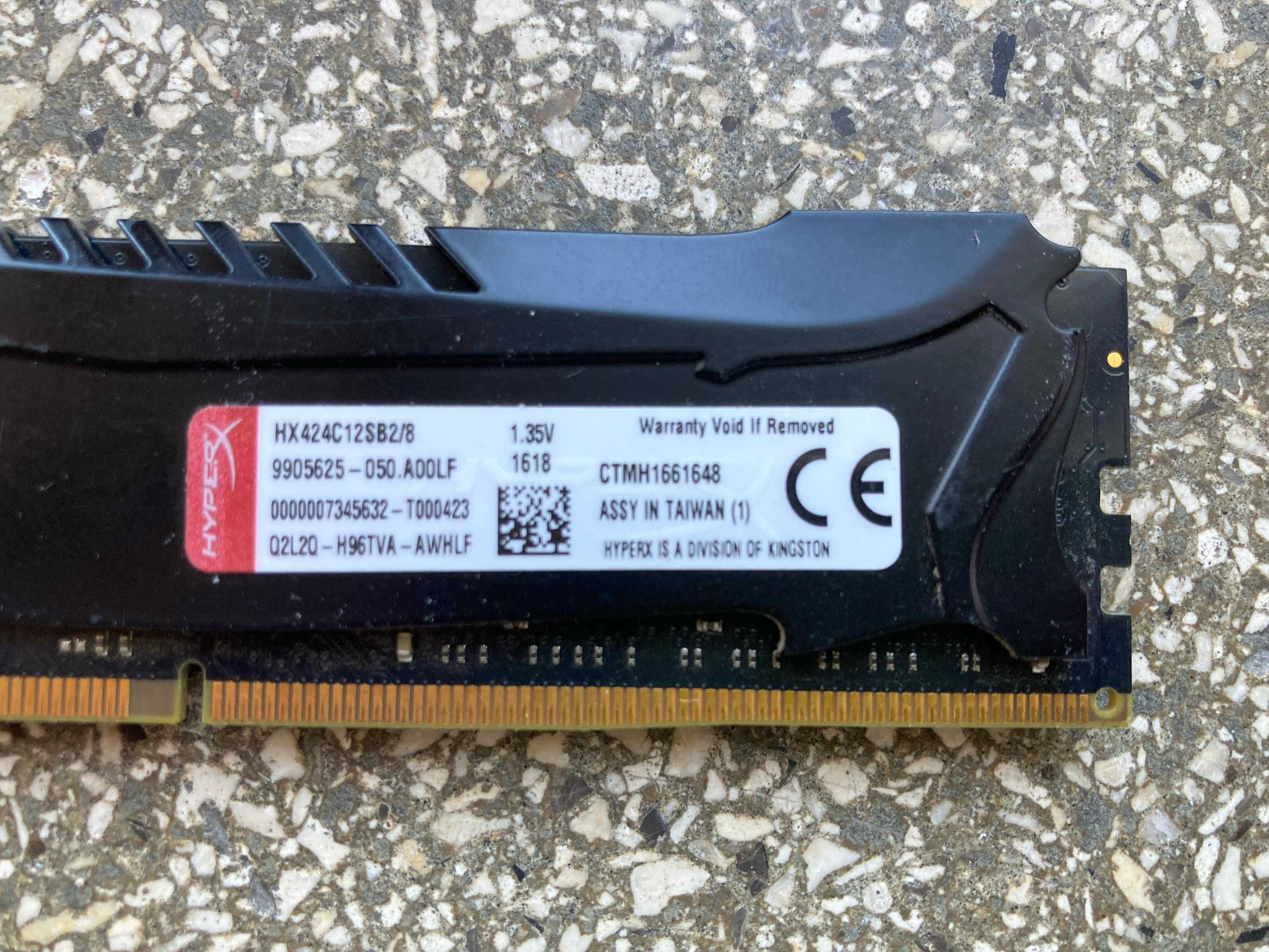 HyperX savage DDR4 8Gb 2400mhz CL12, HX424C12SB2/8