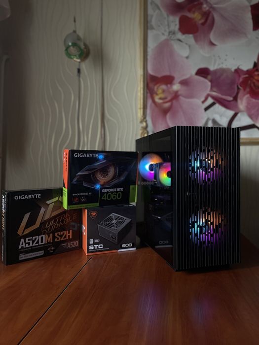 Ігровий пк/RTX 4060/Ryzen 5 5600/на гарантії + БОНУС!!