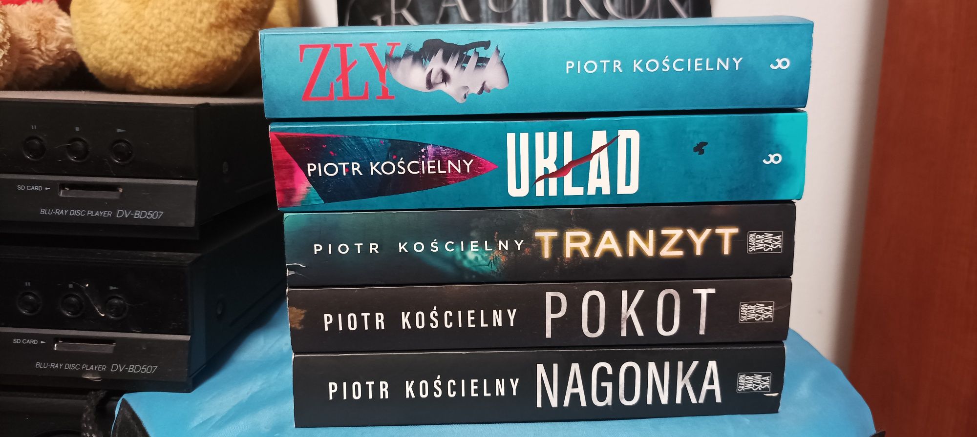 Piotr Kościelny Układ, Zły, Tranzyt, Pokot, Sidła, Nagonka, Potrzask